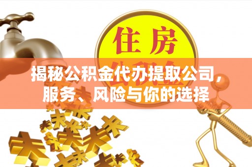 山东揭秘公积金代办提取公司，服务、风险与你的选择